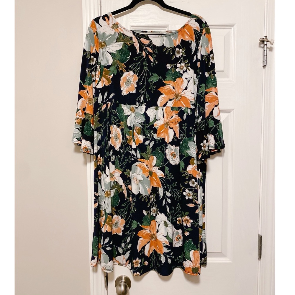 Emerald boutique dress 1X